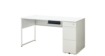 単品画像：スタンダードデスク 片袖机。