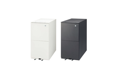 単品画像：スタンダードデスクに合わせて使用する、スリムワゴン。