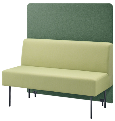 単品画像：パネル付ソファー。