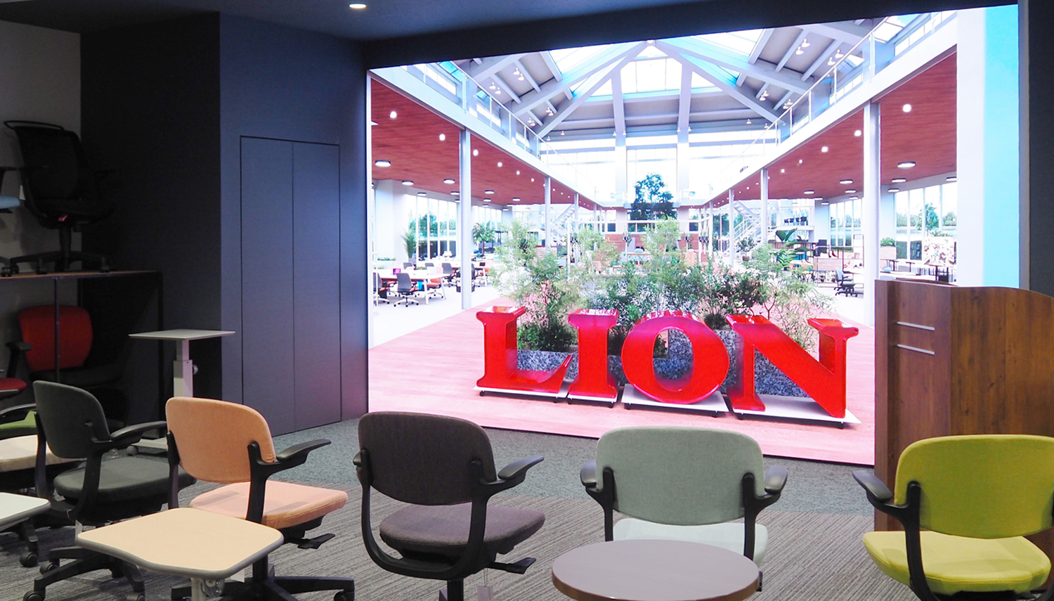 200インチのLEDビジョン